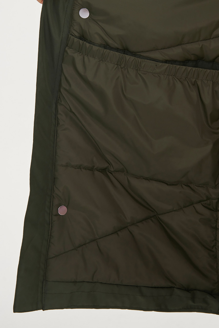 Aigle Winterjacke Herren Oliv Grün Parka 2-lagig