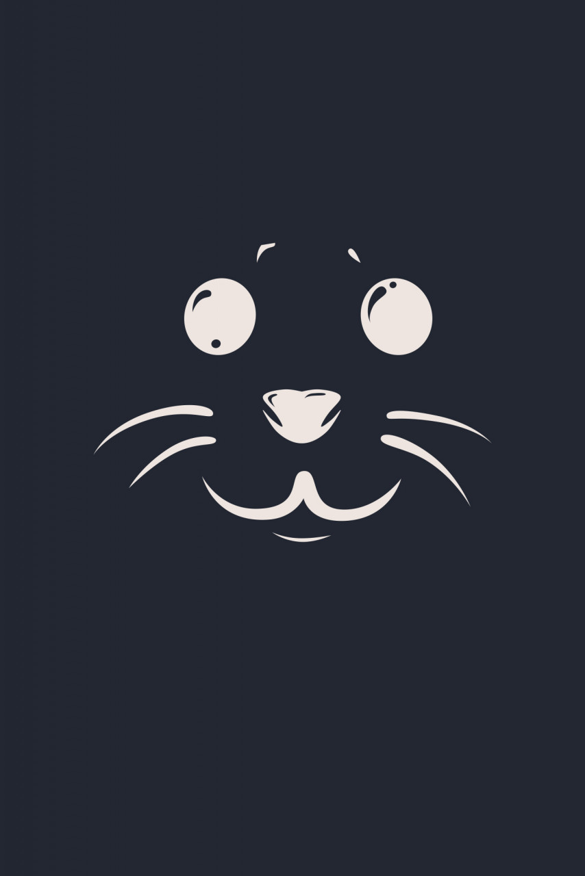 Derbe Robbenschnute Damen T-Shirt Dunkelblau