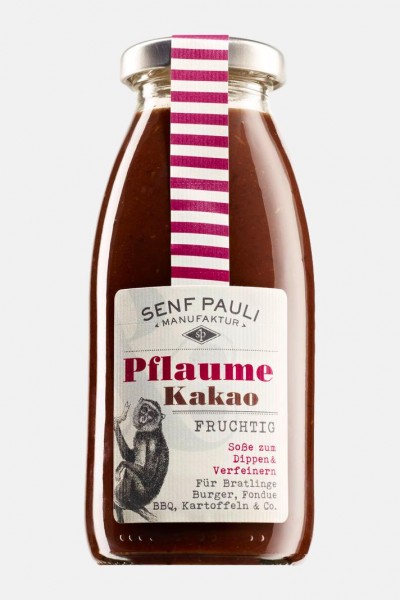 Senf Pauli - Soße Pflaume Kakao