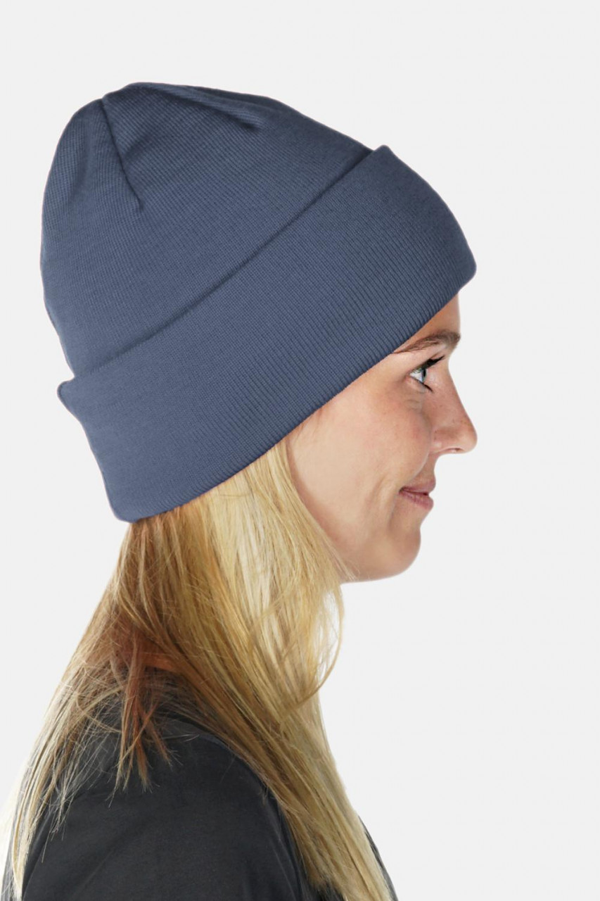 Strickmütze 100% Baumwolle Hanseheld - Jeans Blau