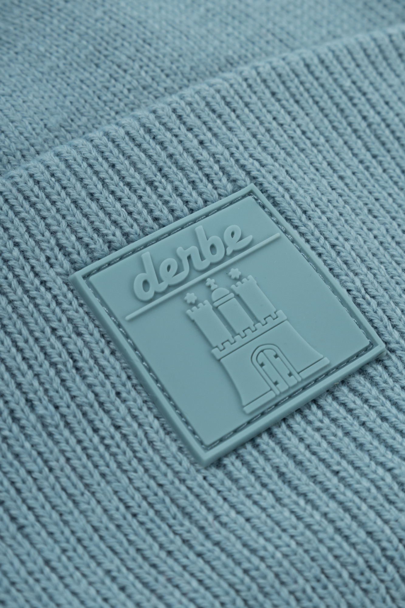 Detailansicht von Strickmütze Bonny Blau für Damen von derbe