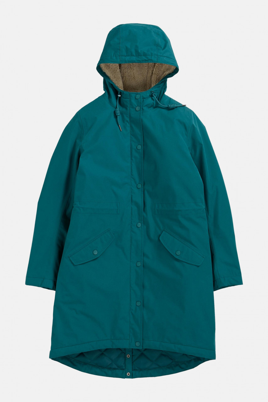 Seasalt Cornwall Regenjacke Plant Hunter Damen Blau Petrol Winterjacke