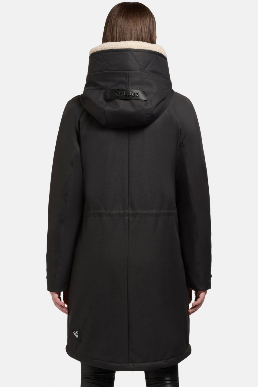 Khujo Semie 2 Damen Winterjacke Grau Parka Teddy