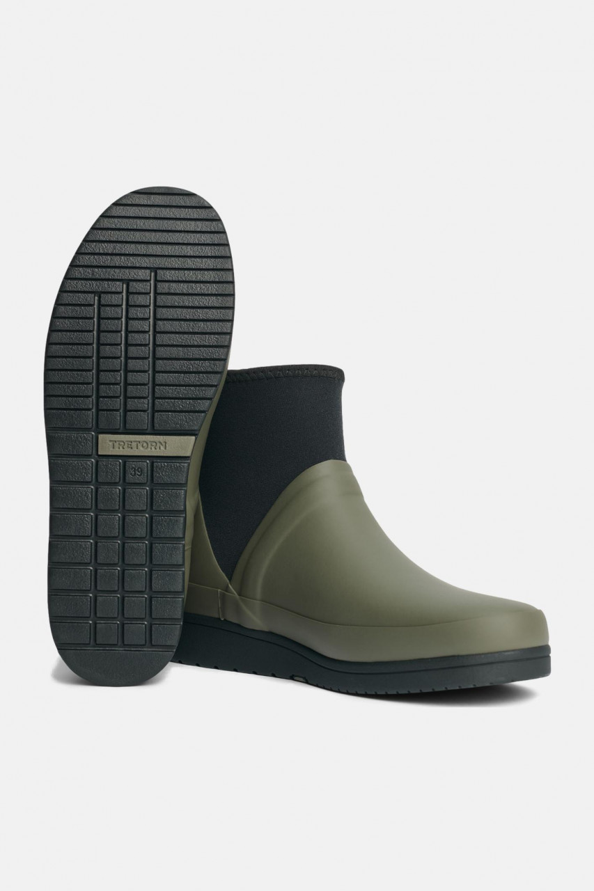 Tretorn Viken Low Neo Damen Gummistiefel Oliv Field Green