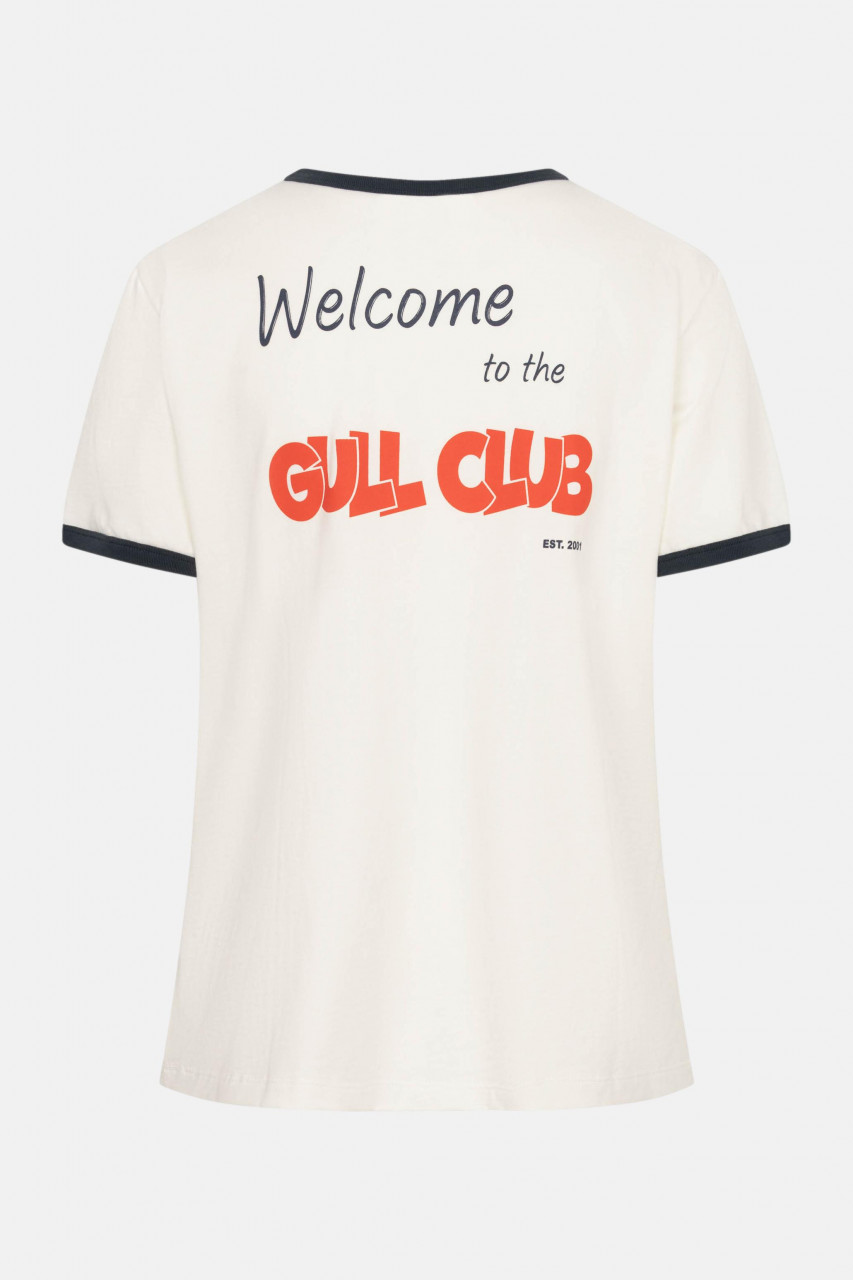 Derbe T-Shirt Gull Club Damen Weiß GOTS Organic