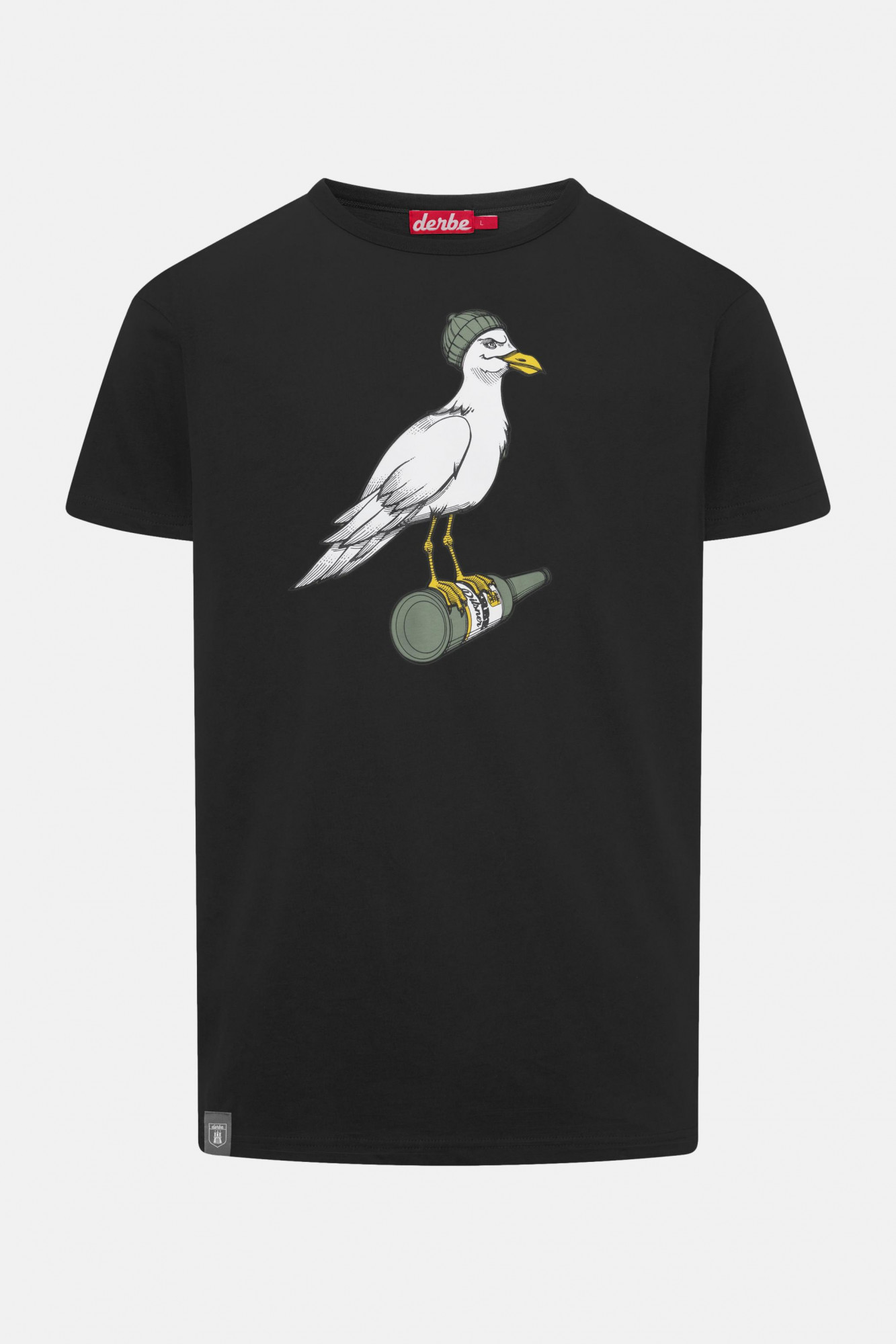 T-Shirt Sturmmöwe Schwarz für Herren von derbe