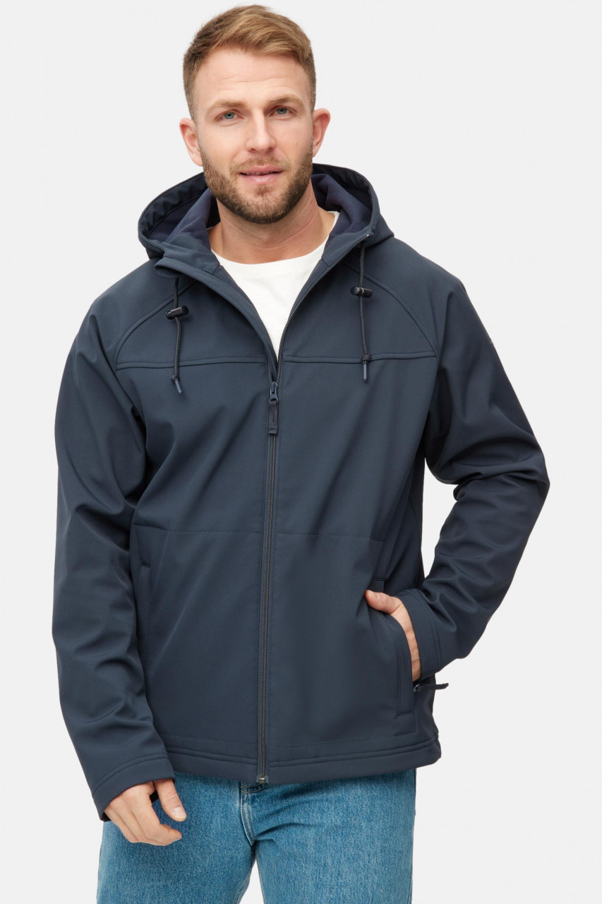 Derbe Übergangsjacke Isleby Herren Dunkelblau Softshell