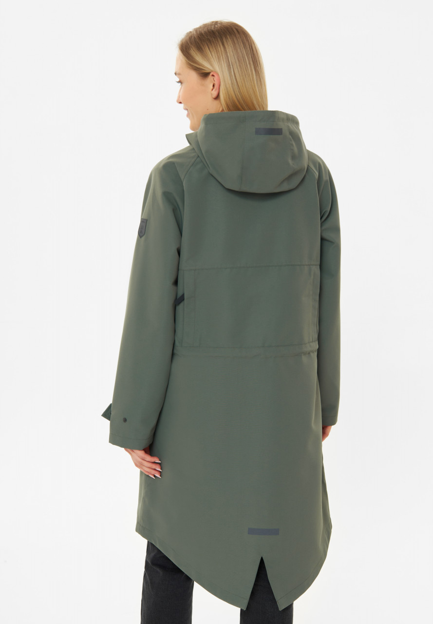 Derbe Regenjacke Phoeby Dog Damen Grün Hundejacke