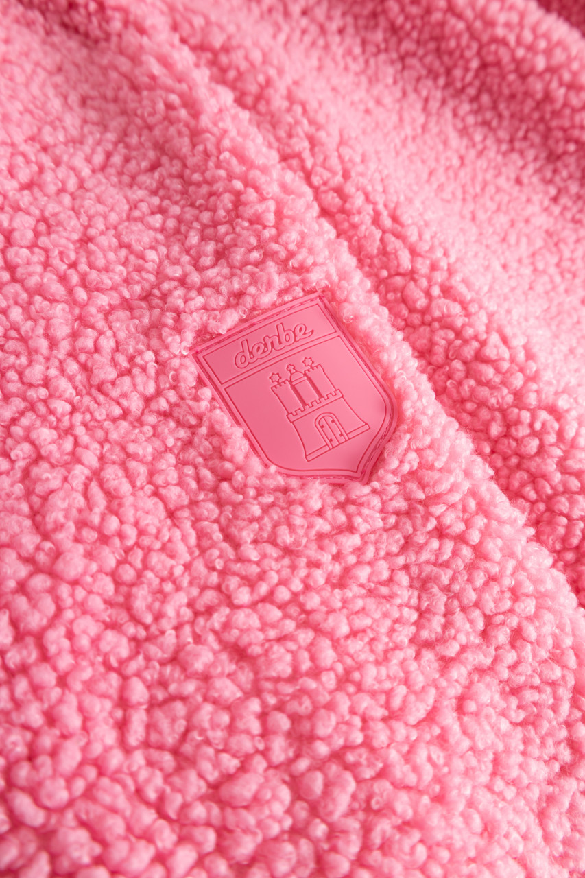 Derbe Damen Fleecejacke Kuschelby Pink Teddy