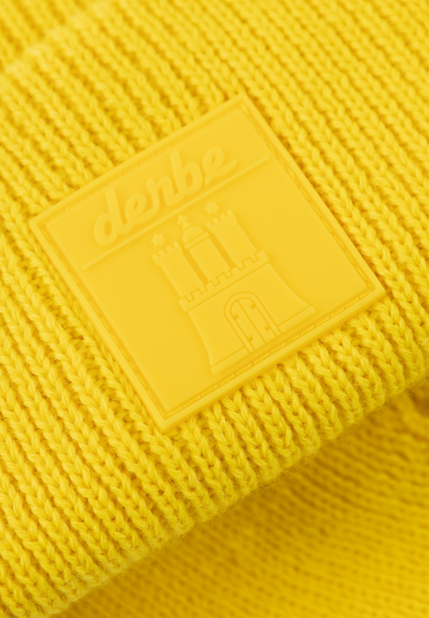 Detailbild von Strickmütze Bonny Gelb für Damen von derbe