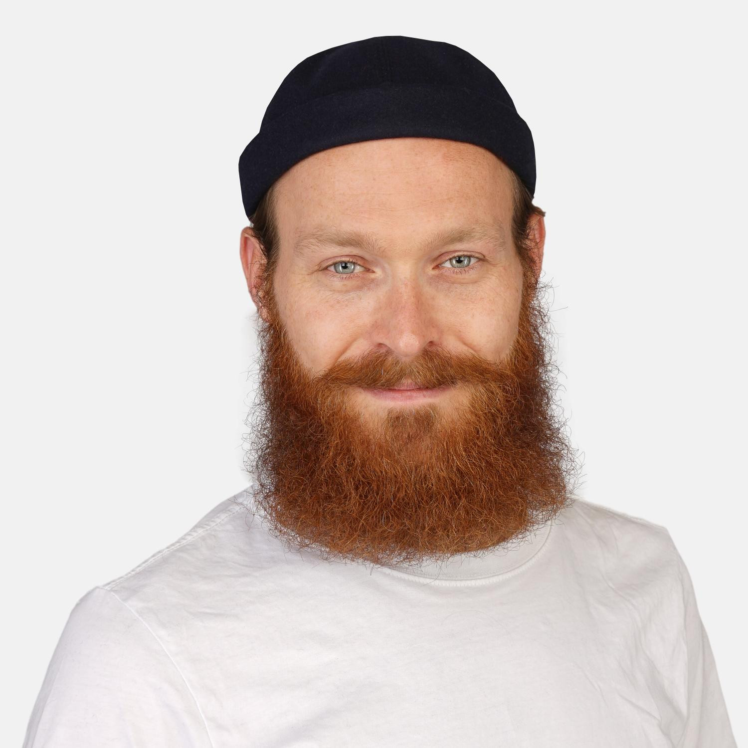Hanseheld Docker Cap marine-blau  - Model-Foto