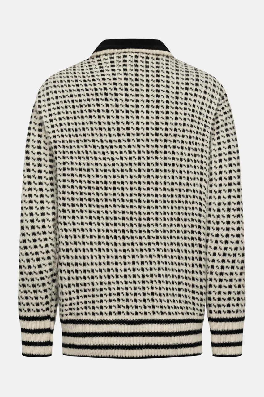 Bratens Isländer Troyer Norweger Weiß Pullover Islandpullover