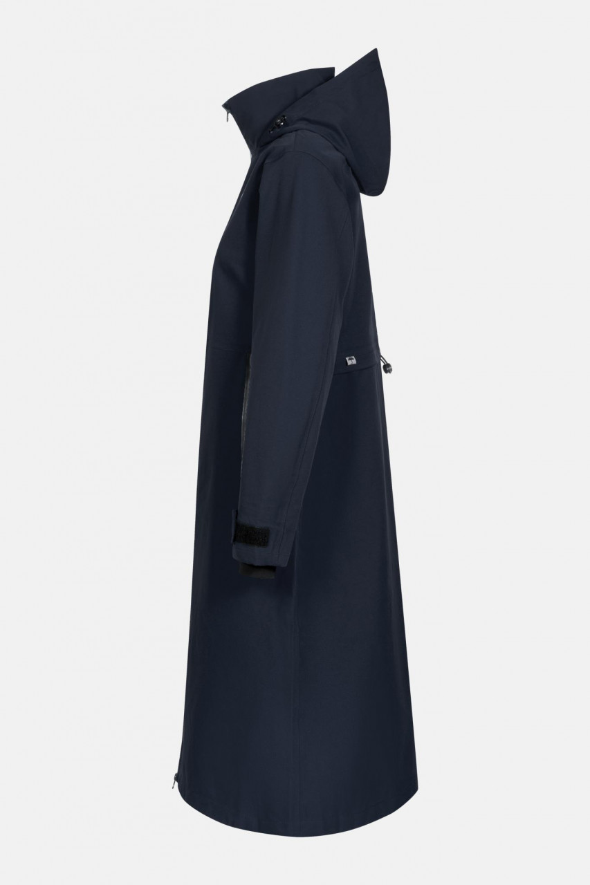 Danefae Danedogwalker Damen Regenmantel Schwarz Black