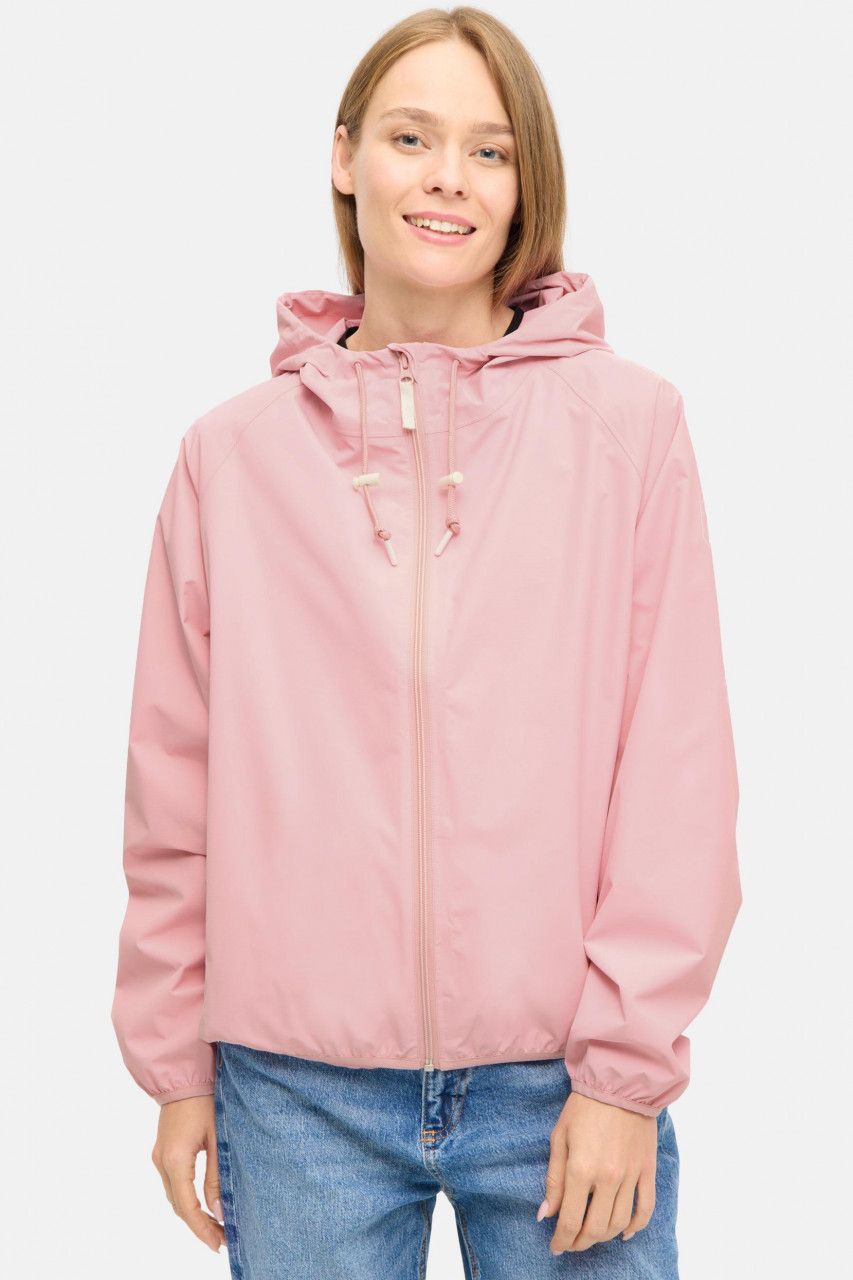 Derbe Regenjacke Packby Damen Rosa Packbar