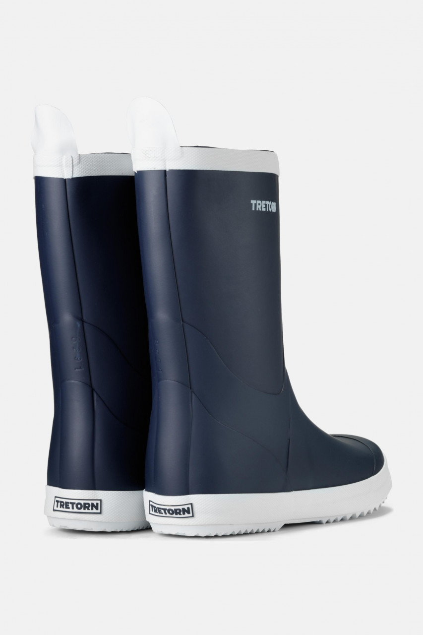Produktbild von einem blauen Gummistiefel - Seite