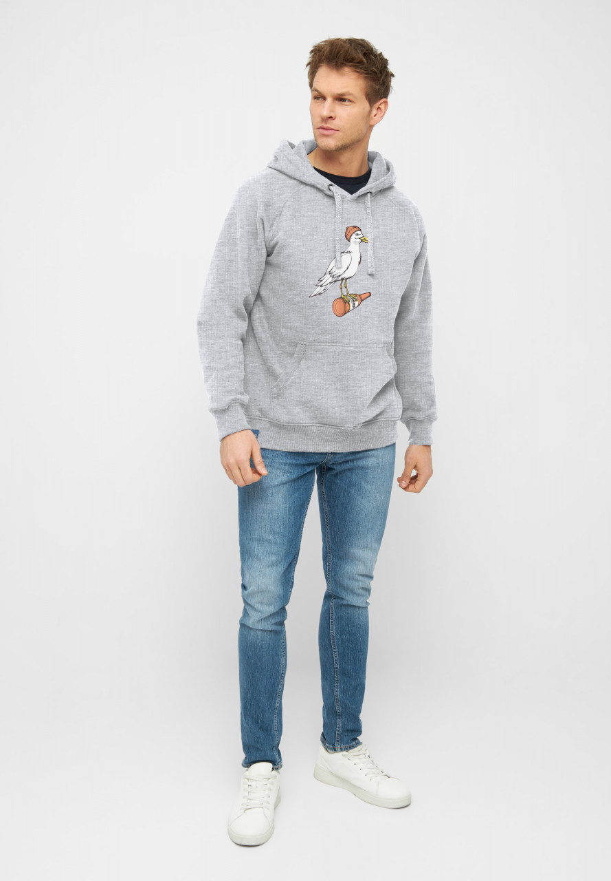 Derbe Sturmmöwe Herren Hoodie Grau