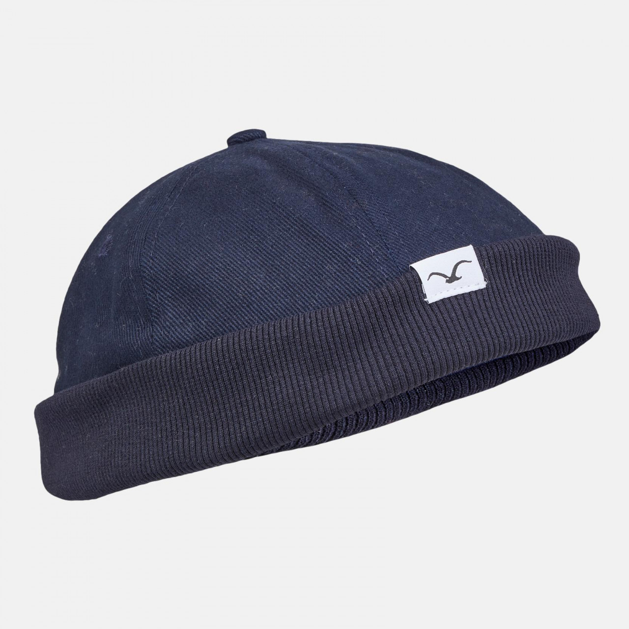 Cleptomanicx Brimless Docker Cap Dunkelblau Dark Navy