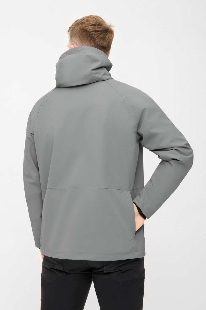 Derbe Übergangsjacke Deutby Herren Grau Wasserdicht