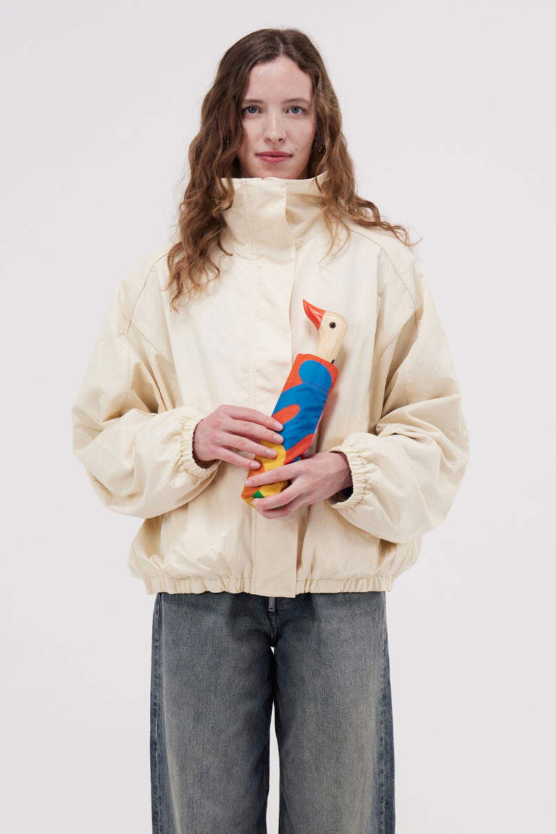 Original Duckhead Regenschirm Salsa Rot Orange Blau Grün Blumen Paprika Abstrakt