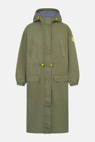 Derbe Übergangsjacke Milby Damen Oliv Grün Parka