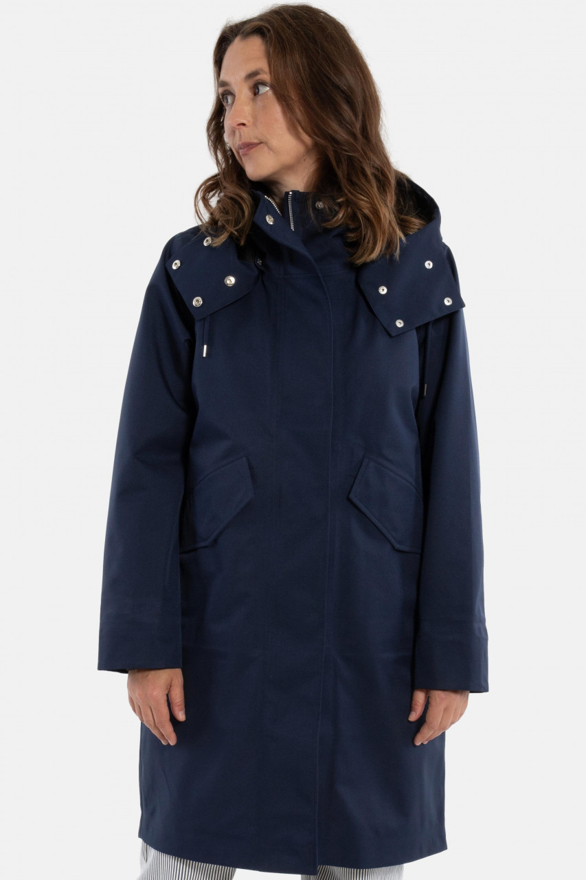 Danefae Regenjacke Danewest Wind Damen Navy Blau Parka