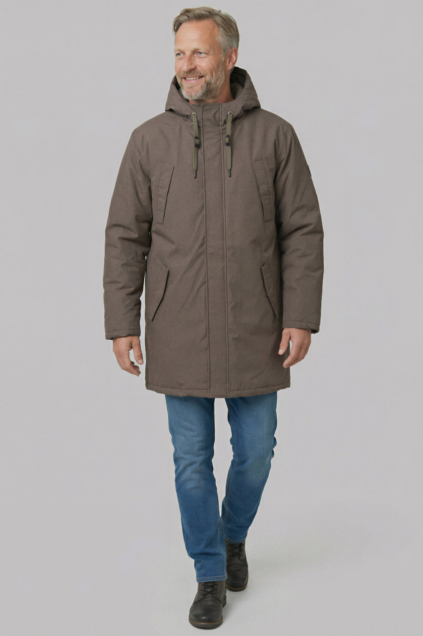 Derbe Winterjacke Valholm Herren Braun Warm Gefüttert