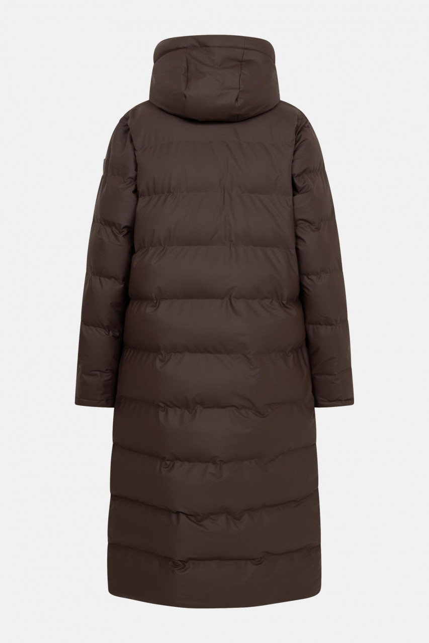 Derbe Wintermantel Interholm Damen Braun Rot Puffer