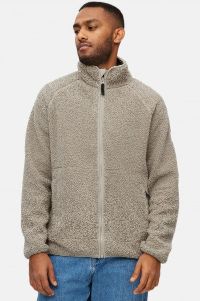 Derbe Fleecejacke Kuschelby Herren Beige