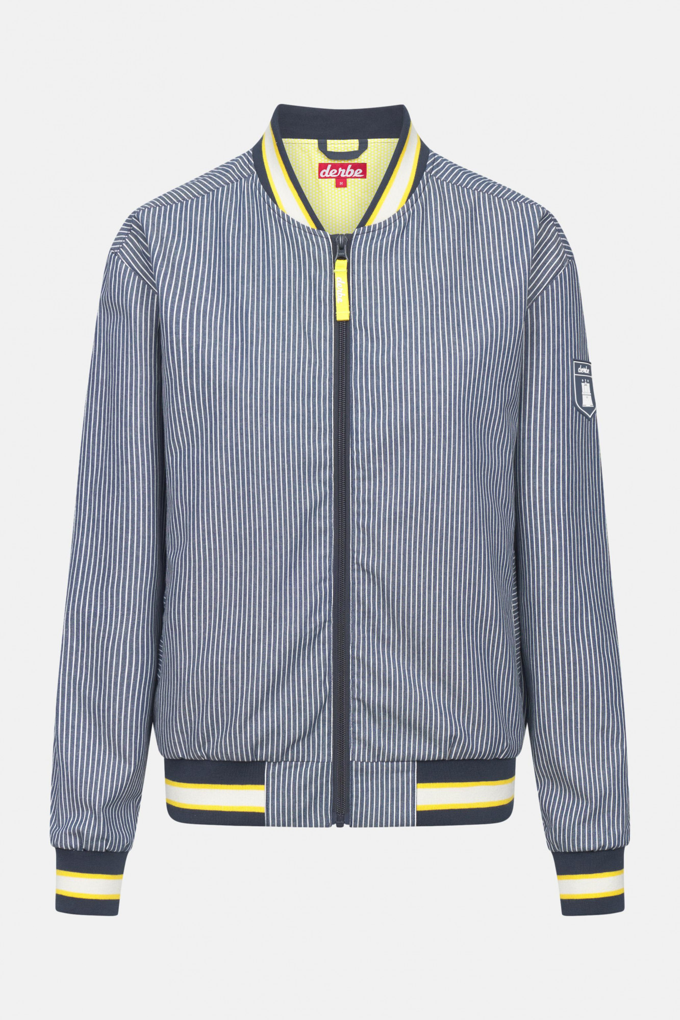 Derbe Bomberjacke Fishers Blousby Damen Blau Weiß Gestreift Blouson