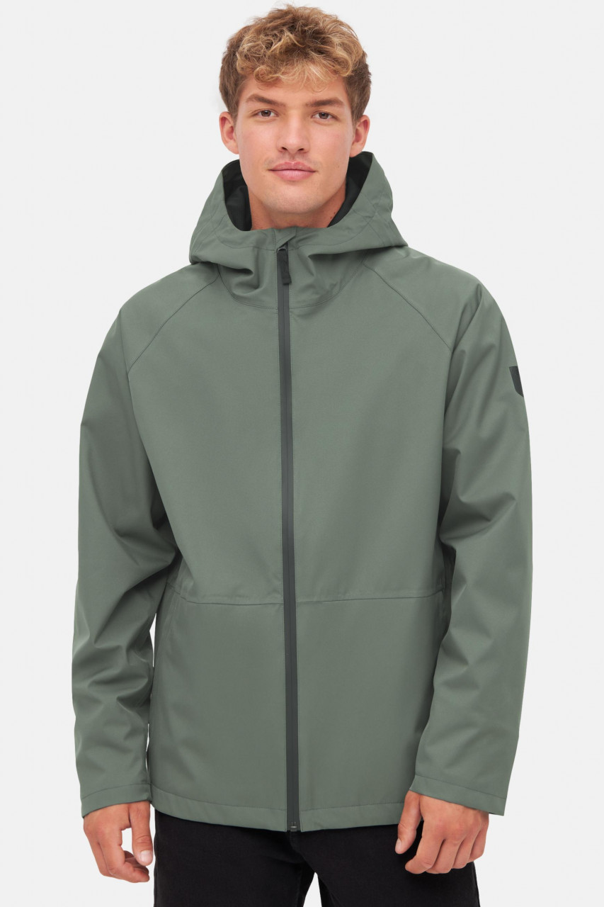 Derbe Regenjacke Deutby Herren Oliv Grün