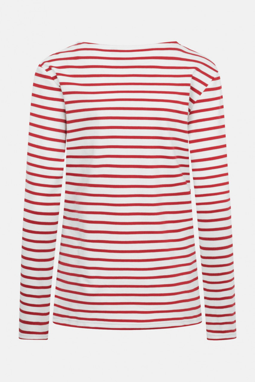 Bild von einem Ringelshirt für Damen von Hanseheld - Rückseite