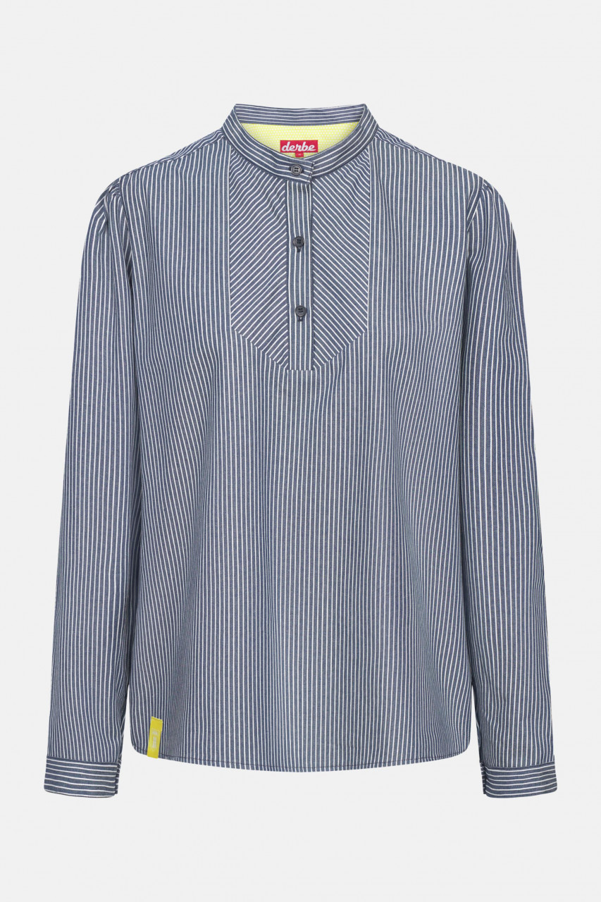 Derbe Fishers Bluse Damen Weiß Blau
