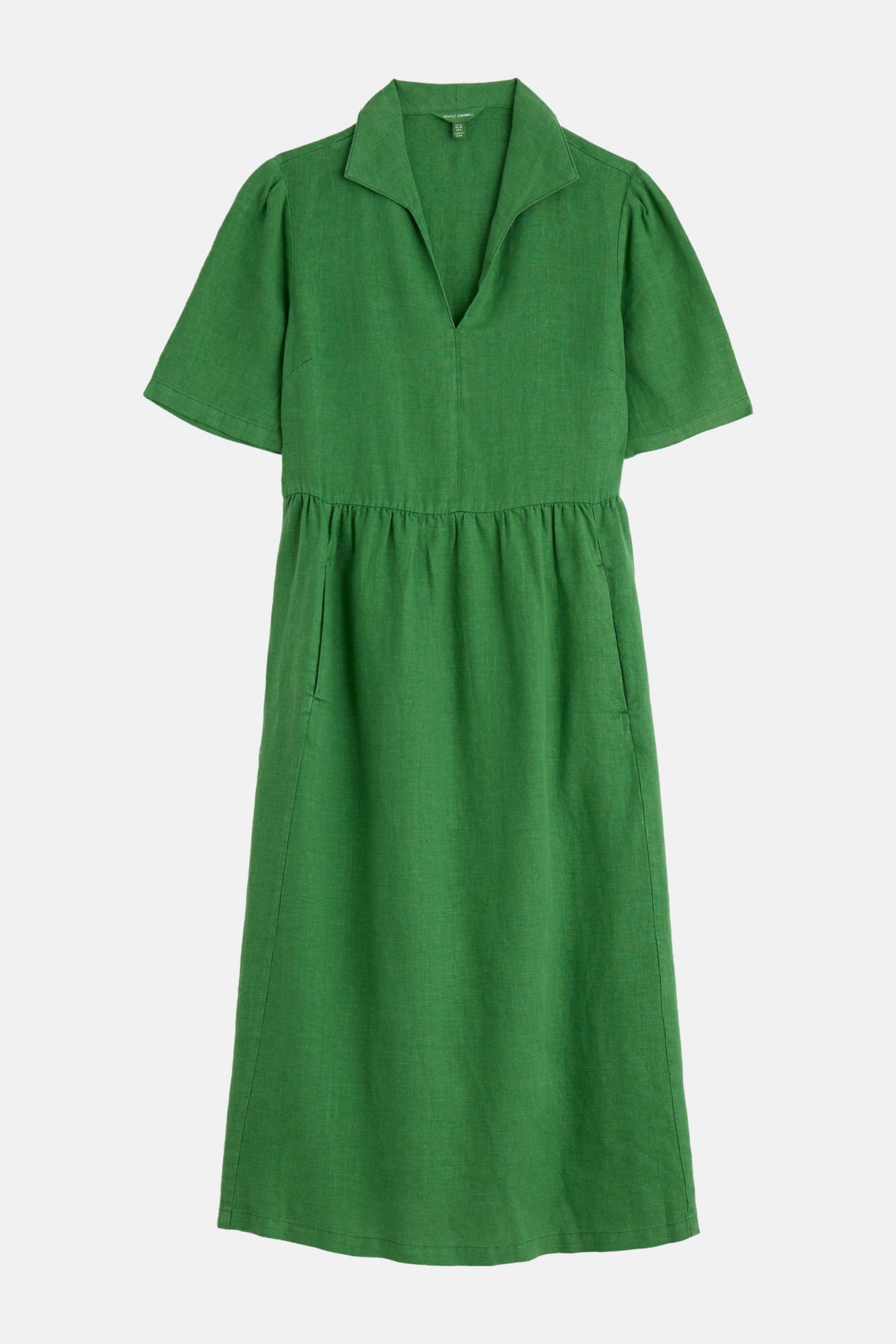 Seasalt Kleid Fen Violet Damen Grün Leinen Fischer