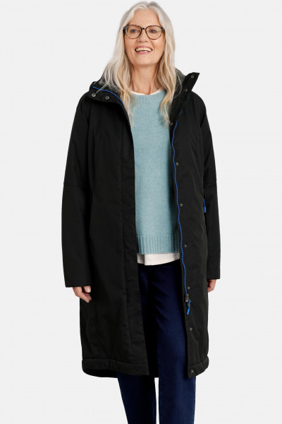 Seasalt Cornwall Janelle Coat Damen Regenmantel Black Schwarz