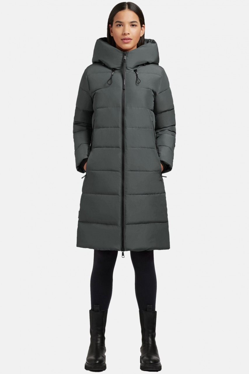 Khujo Jilias 4 Damen Winterjacke Blau-Grau