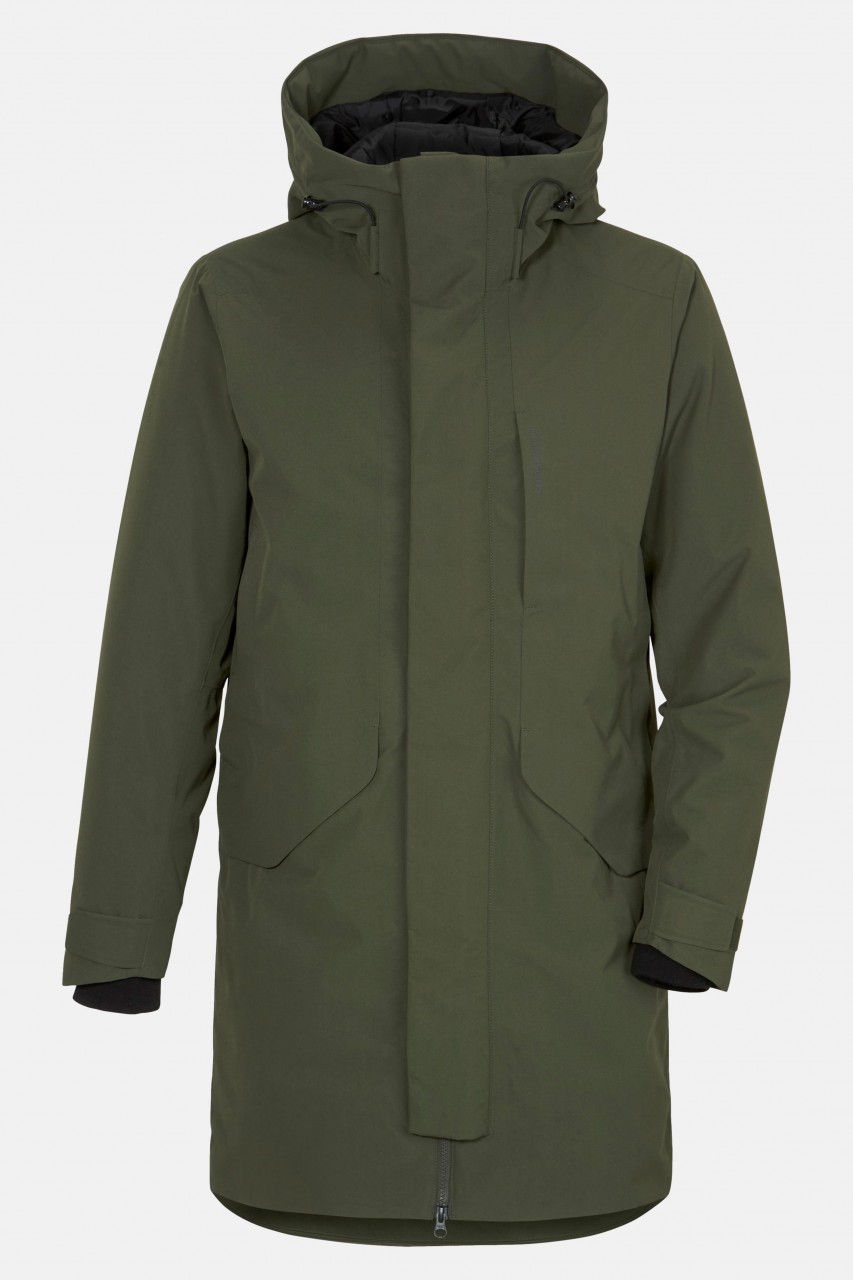 winter parka olive herren