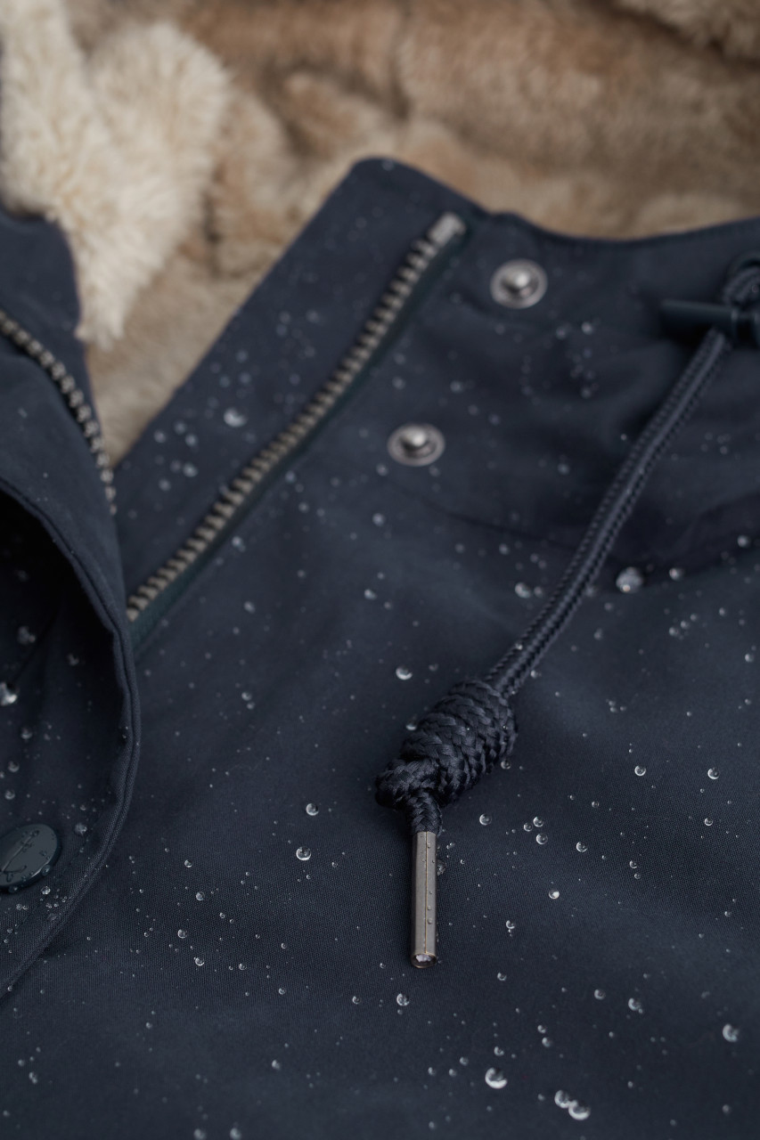 Seasalt Cornwall Regenjacke Plant Hunter Damen Blau Winterjacke