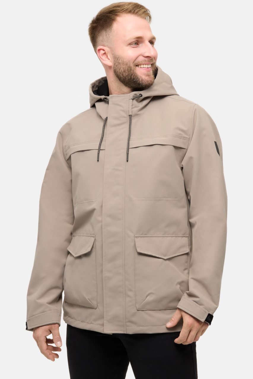 Derbe Regenjacke Phoeby Dog Herren Beige Hundejacke