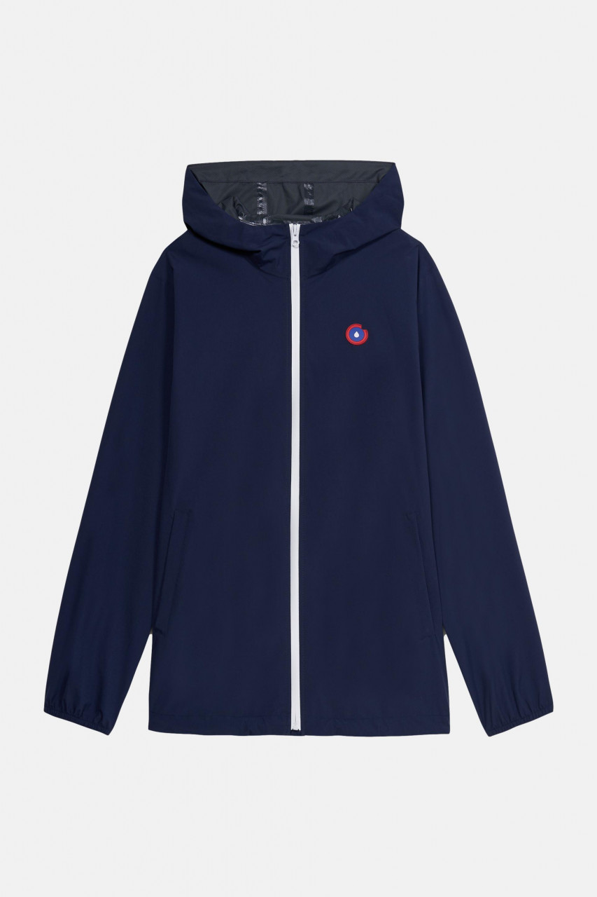 Flotte Regenjacke Passy Kurz Blau Indigo
