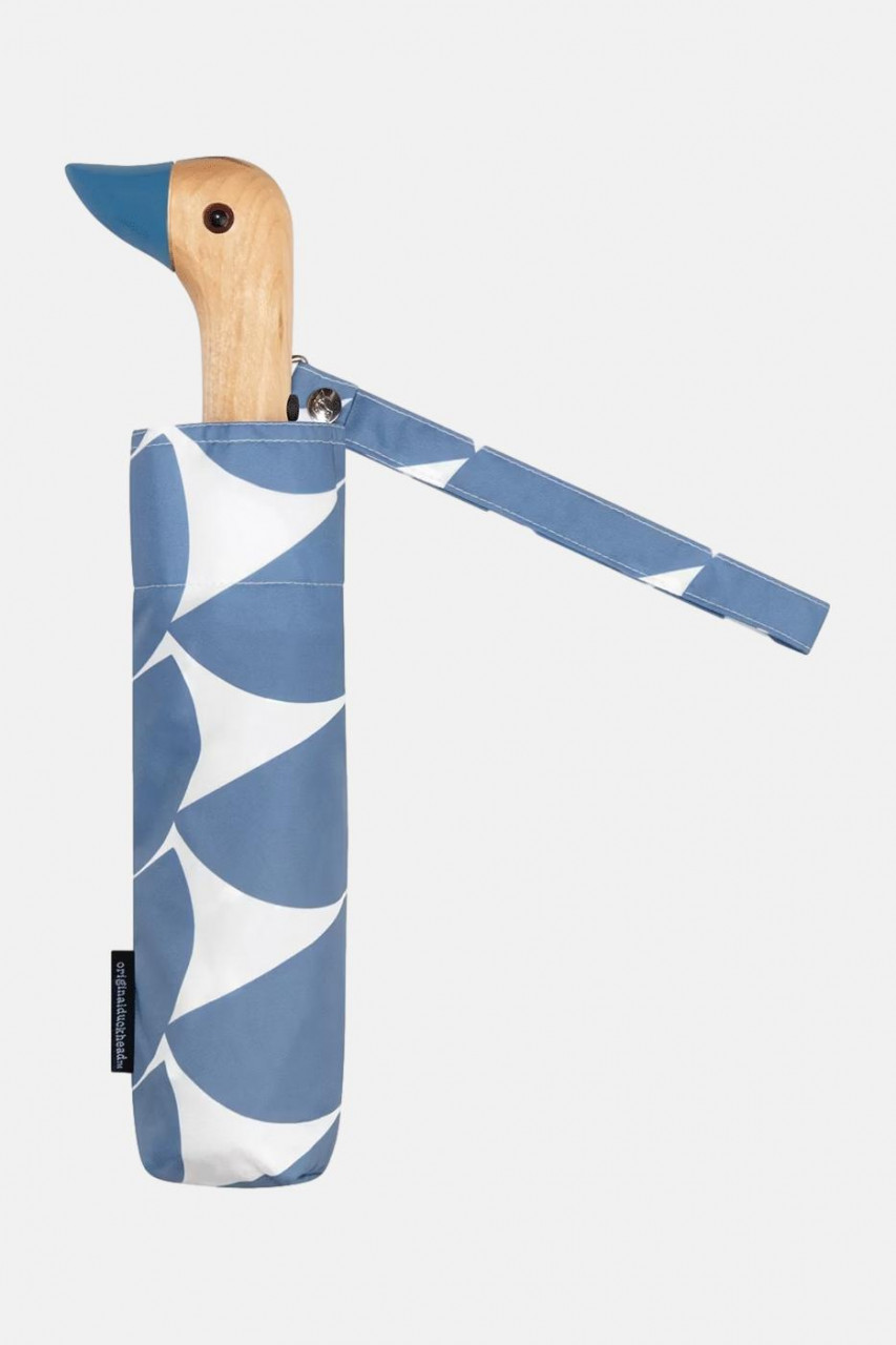 Original Duckhead Regenschirm Jeans Blau Grafisch