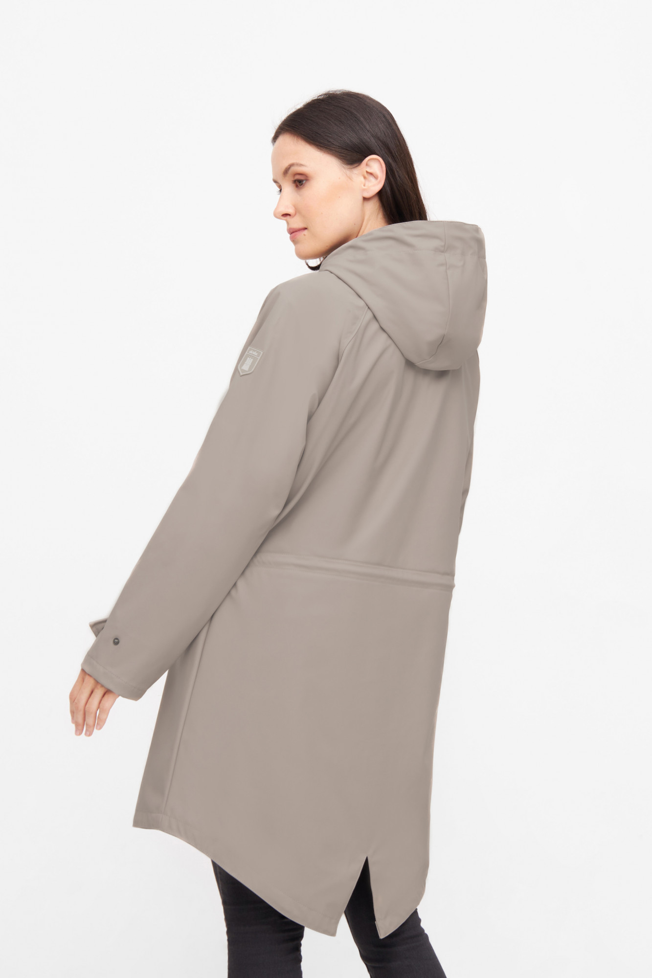Derbe Regenjacke Friese Traveby Fisher Damen Cobblestone Beige