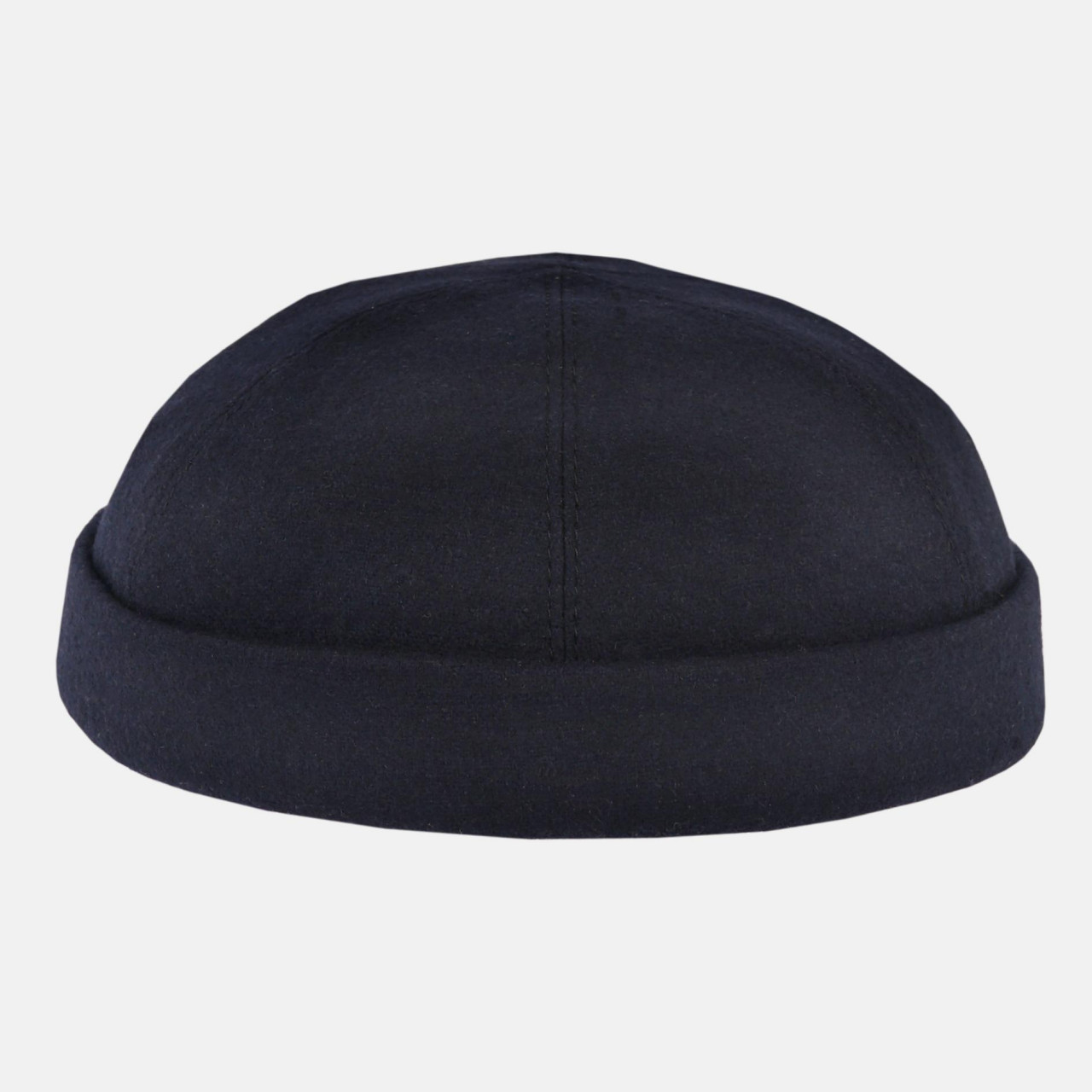 Docker Cap Wolle Marine-Blau für Unisex von Hanseheld