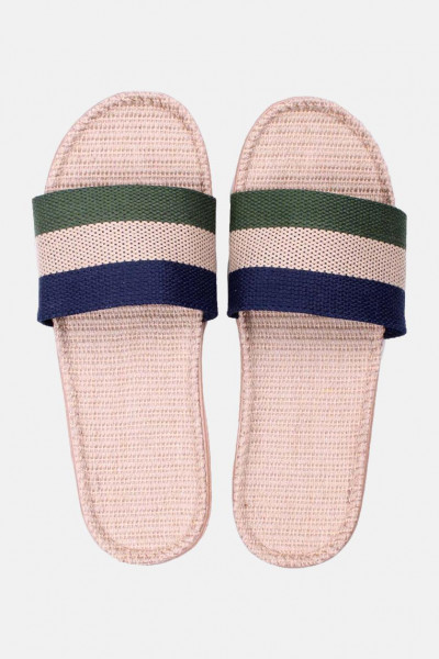 Danefae Sandalen Danelulu Damen Grün Blau Bast Badelatschen