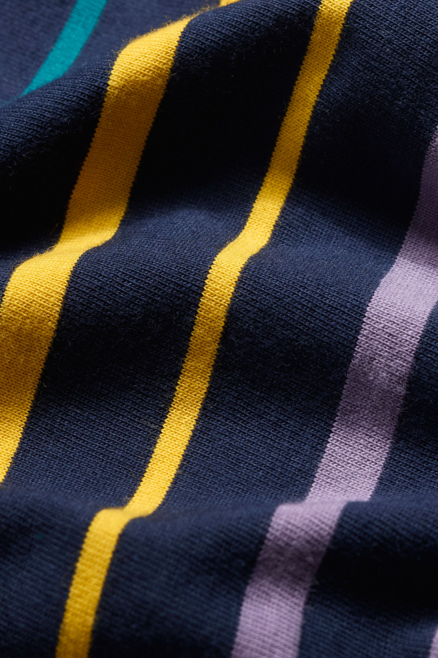 Detailansicht von Streifenshirt Sailor Top Blau für Damen von Seasalt Cornwall