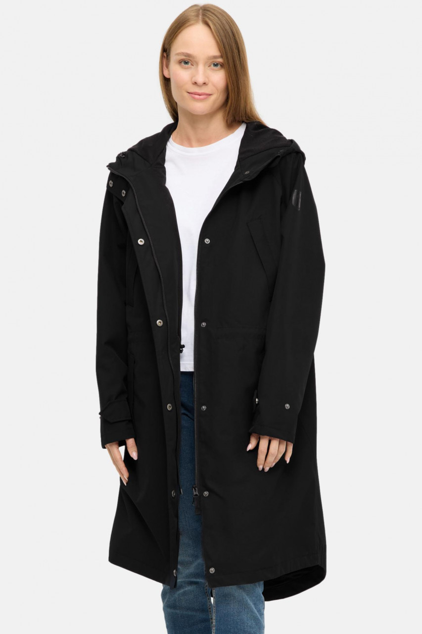 Derbe Regenjacke Deutby Damen Schwarz