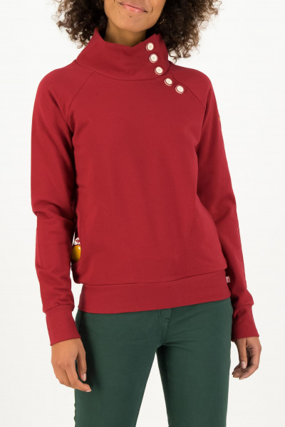 kk Blutsgeschwister Oh so nett Damen Pullover Kiss Red Rot Blutsgeschwister Oh so nett Damen Pullover Kiss Red Rot
