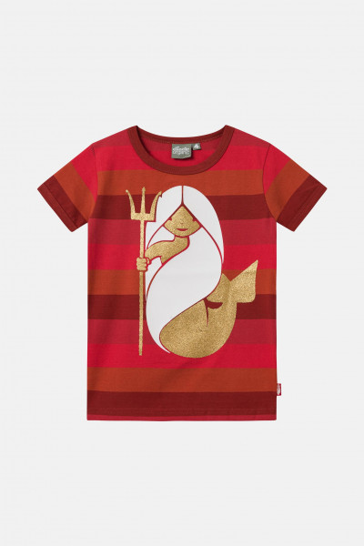 Danefae Mermaid Kinder T-Shirt Rot Organic Danehieves Meerjungfrau