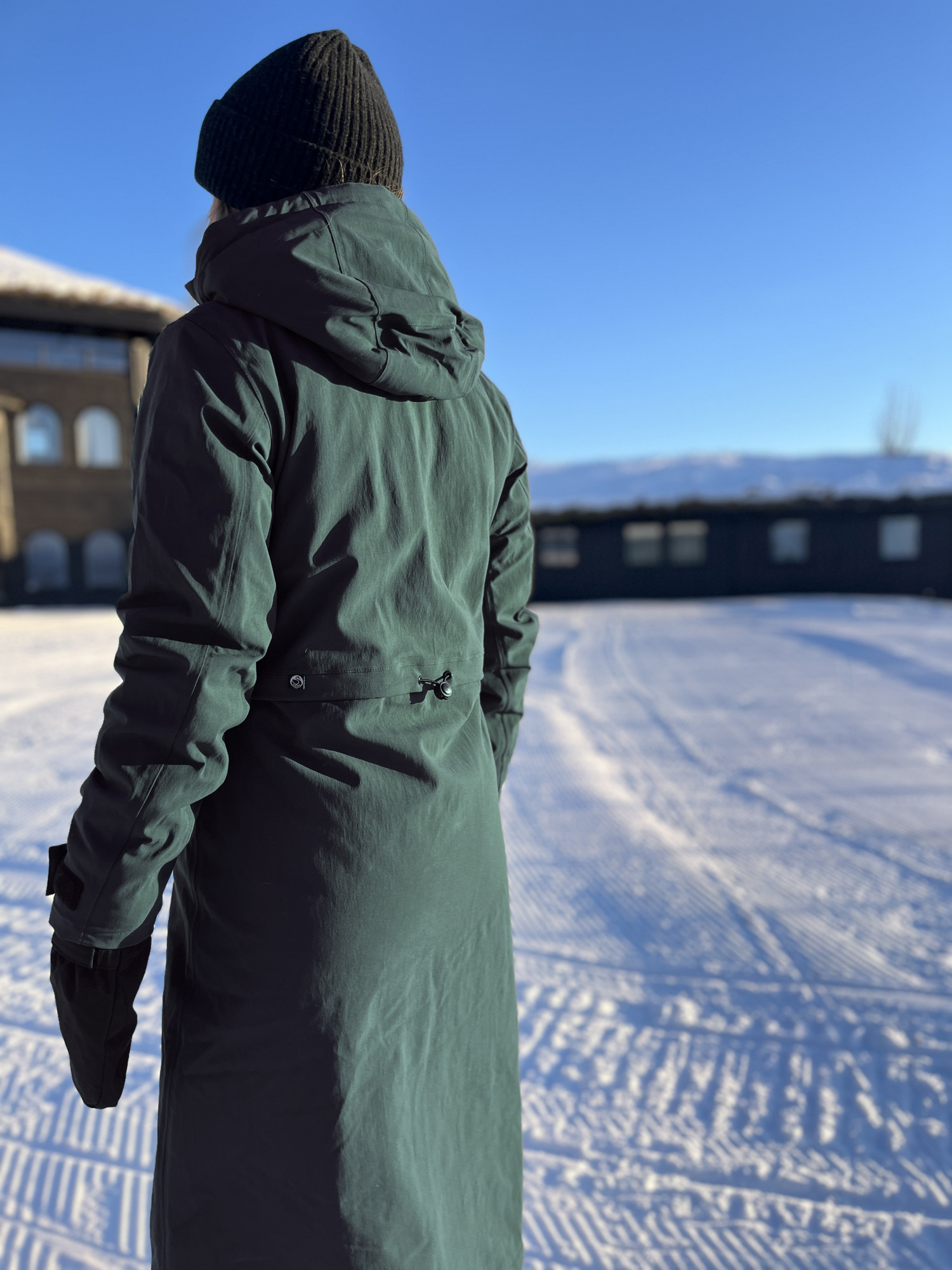 Danefae Wintermantel Danesandur Damen Dunkelgrün