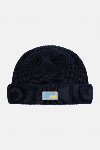 Elbe Strickmütze Watchcap Marine Blau Dockermütze kurz