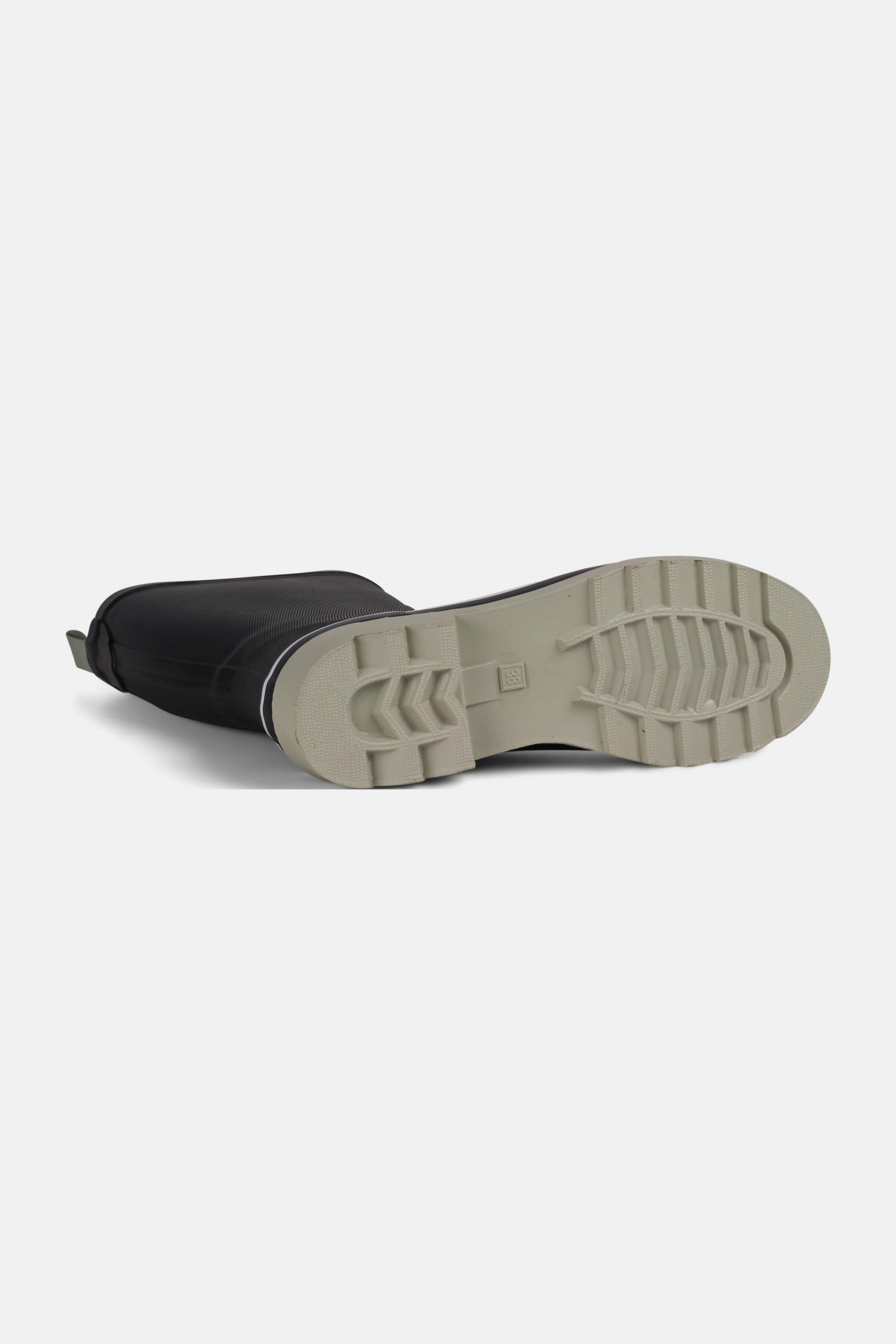Detailansicht von Gummistiefel Middlehooch Schwarz für Damen von derbe